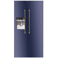 Отдельностоящий холодильник  ILVE RN 9020 SBS/MBP синий (медь)
