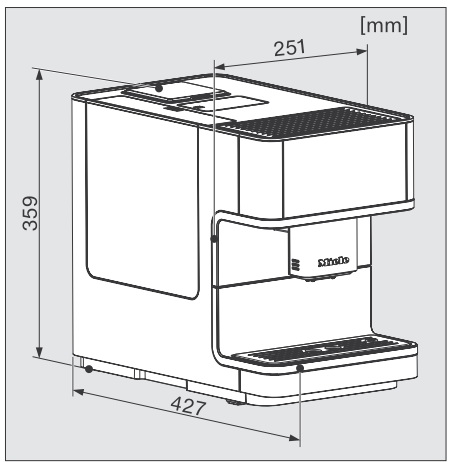 Miele CM6360LOCM Countertop