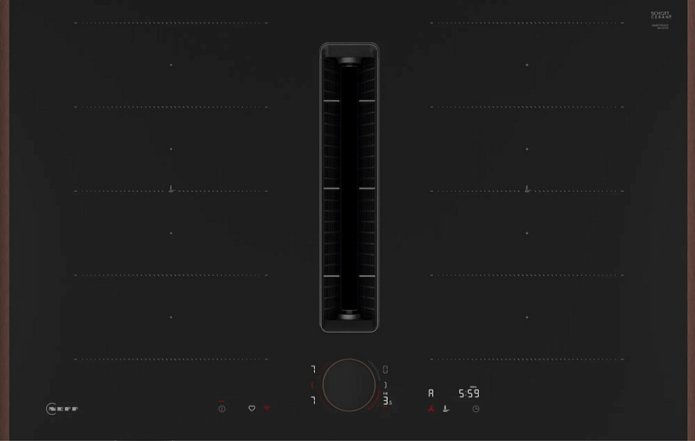 Индукционная варочная панель со встроенной вытяжкой Neff V68YYX4C0