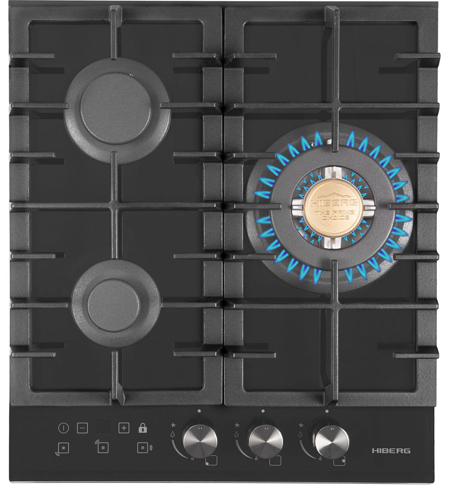 Газовая варочная панель Hiberg VM 4535 B