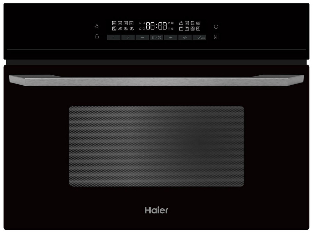 Компактный духовой шкаф с СВЧ Haier HMX-BDC399B